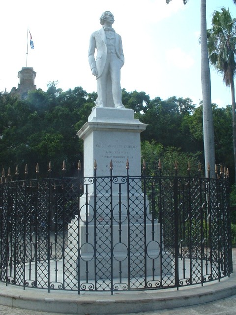 Estatua de Carlos M. de Cspedes- Dar Clic para ampliar -