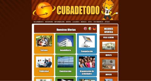 Portal Web con Ofertas Varias : Turismo, Inmobiliaria, Conf. Sitios Web y Apk, Publicidad y otras muchas ofertas